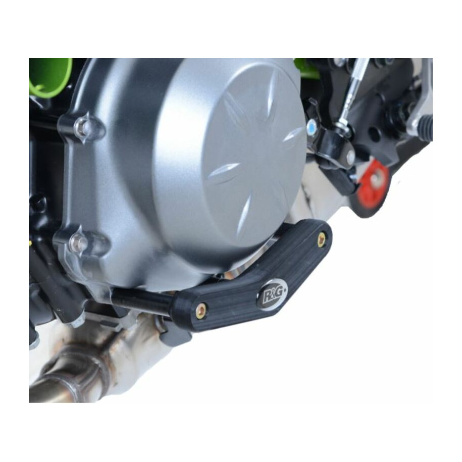 Slider moteur gauche R&G RACING noir Kawasaki Z650