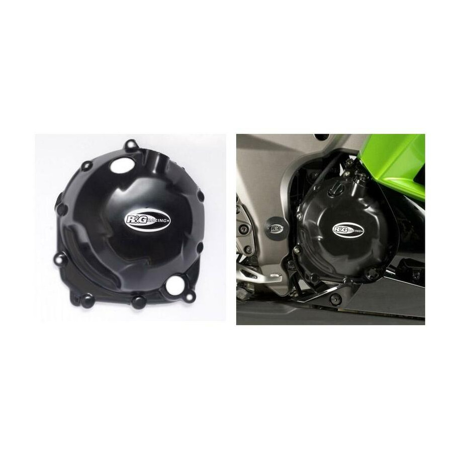 Couvre-carter droit R&G RACING noir Kawasaki Z1000/SX