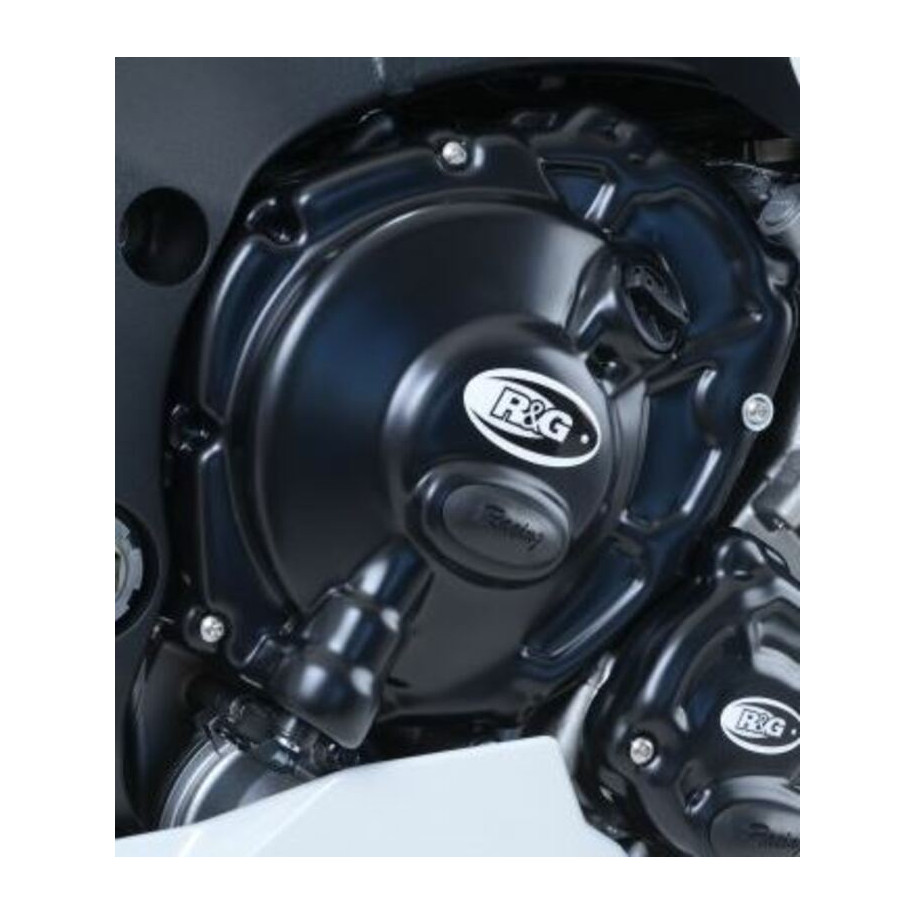 Couvre carter R&G RACING Race Series droit (embrayage) noir Yamaha R1