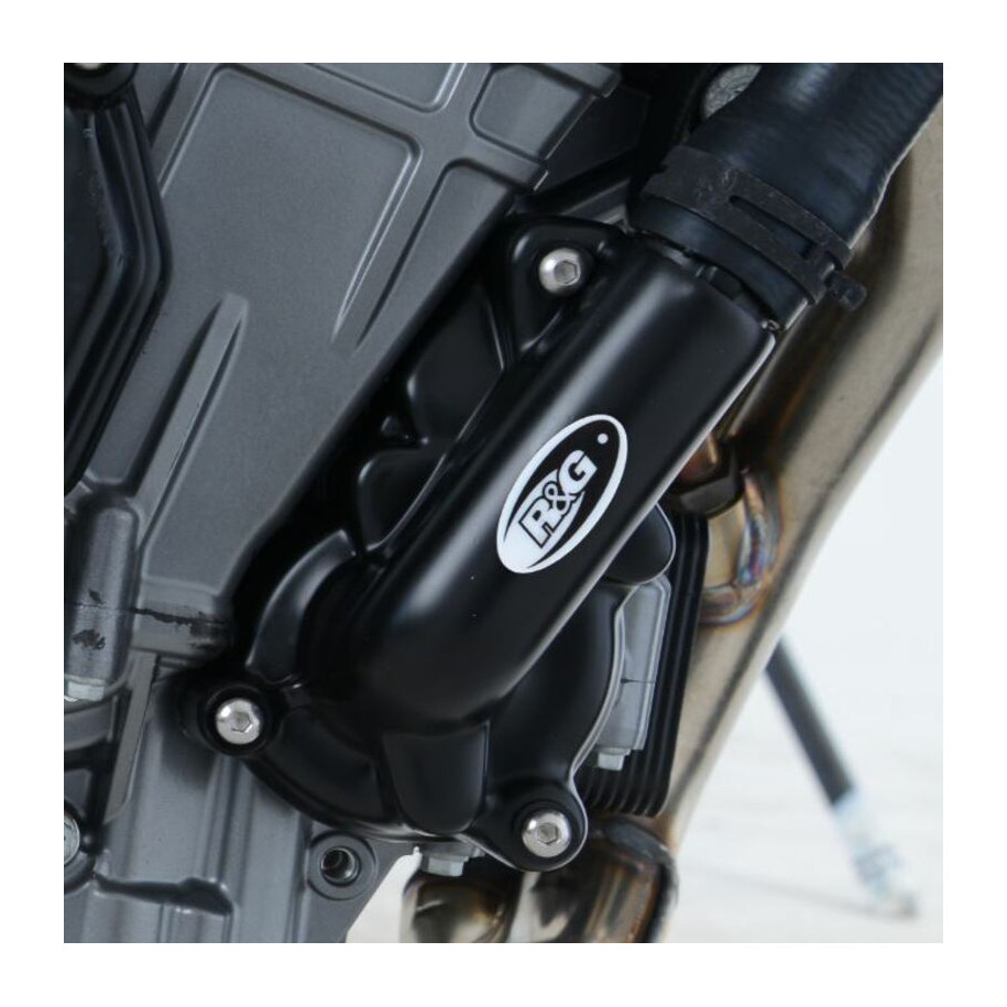 Couvre-carter droit (pompe à eau) R&G RACING noir KTM Duke 790