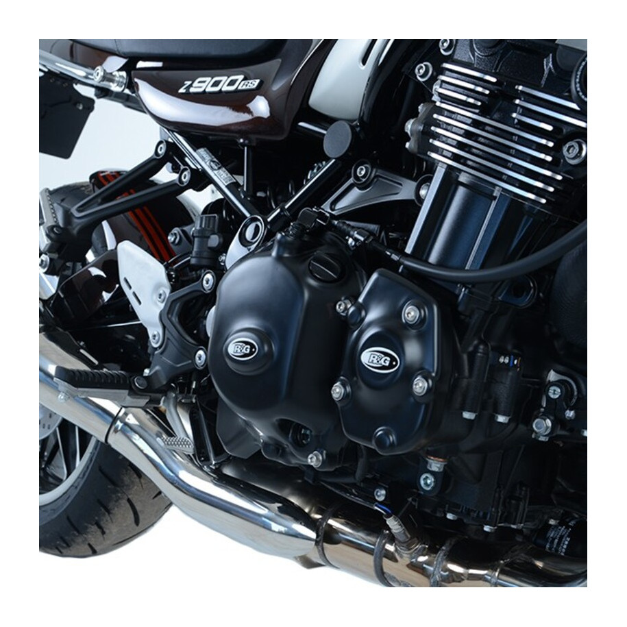 Couvre-carter droit (embrayage) R&G RACING noir Kawasaki Z900RS