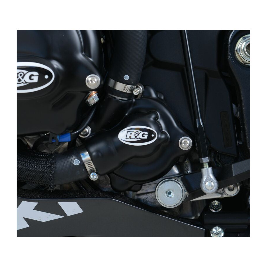 Couvre-carter gauche (pompe à eau) R&G RACING noir GSX-R 1000