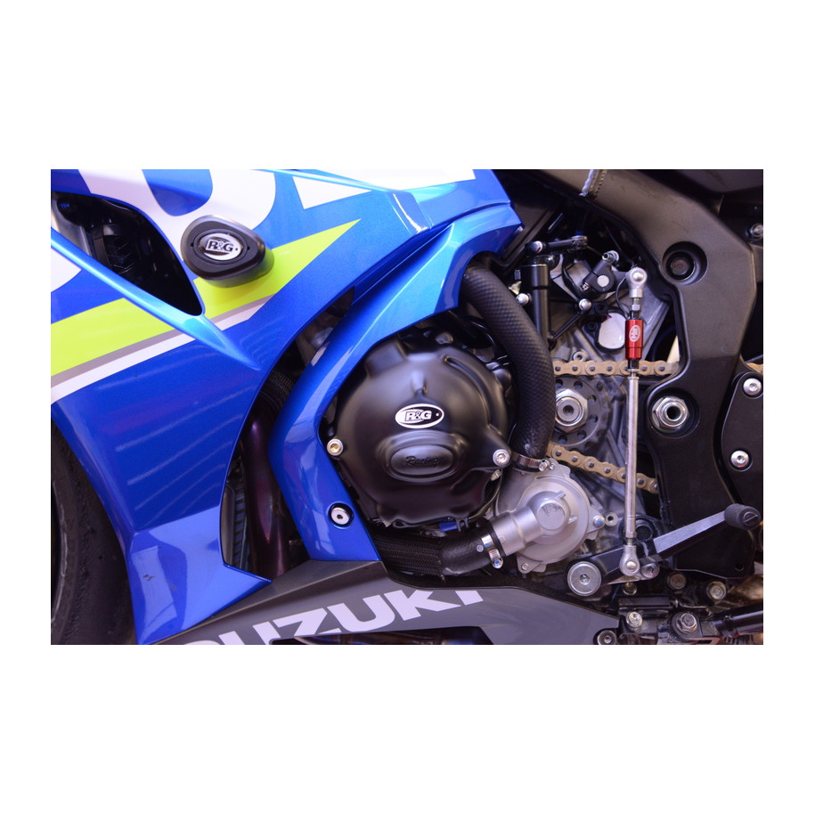 Couvre-carter gauche R&G RACING Race Series noir Suzuki GSX-R1000