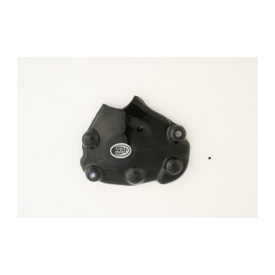 Couvre-carter droit (pompe à huile) R&G RACING noir Yamaha