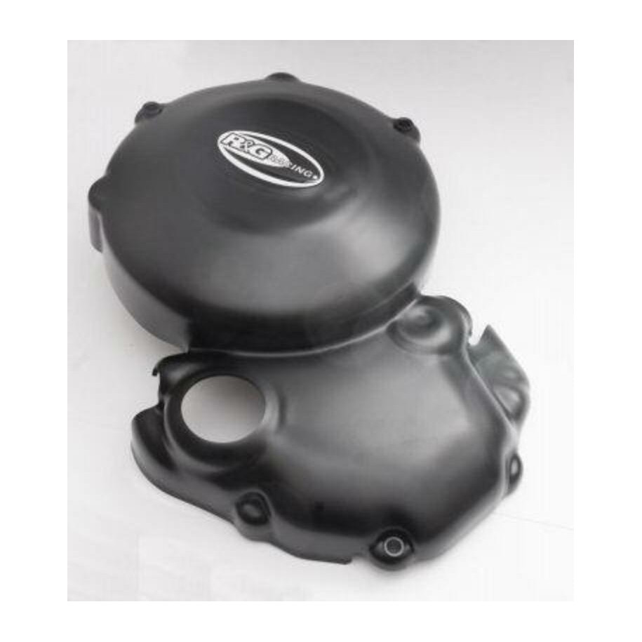 Couvre-carter droit (embrayage) R&G RACING noir Kawasaki ER-6 N/F