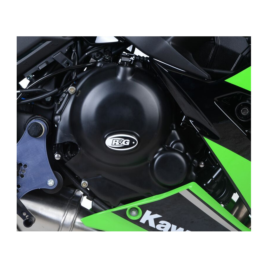 Couvre-carter droit R&G RACING noir Kawasaki Z650
