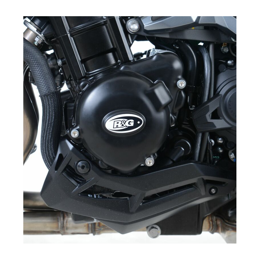 Couvre-carter gauche R&G RACING noir Kawasaki Z900