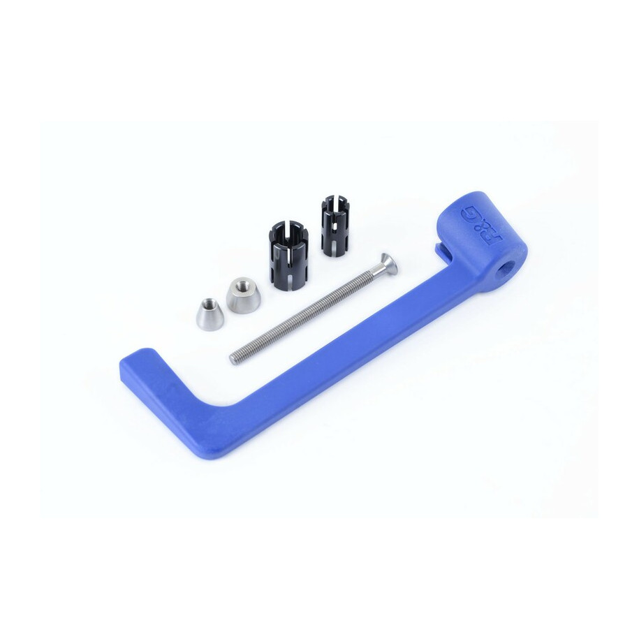 Protection de levier R&G RACING nylon bleu