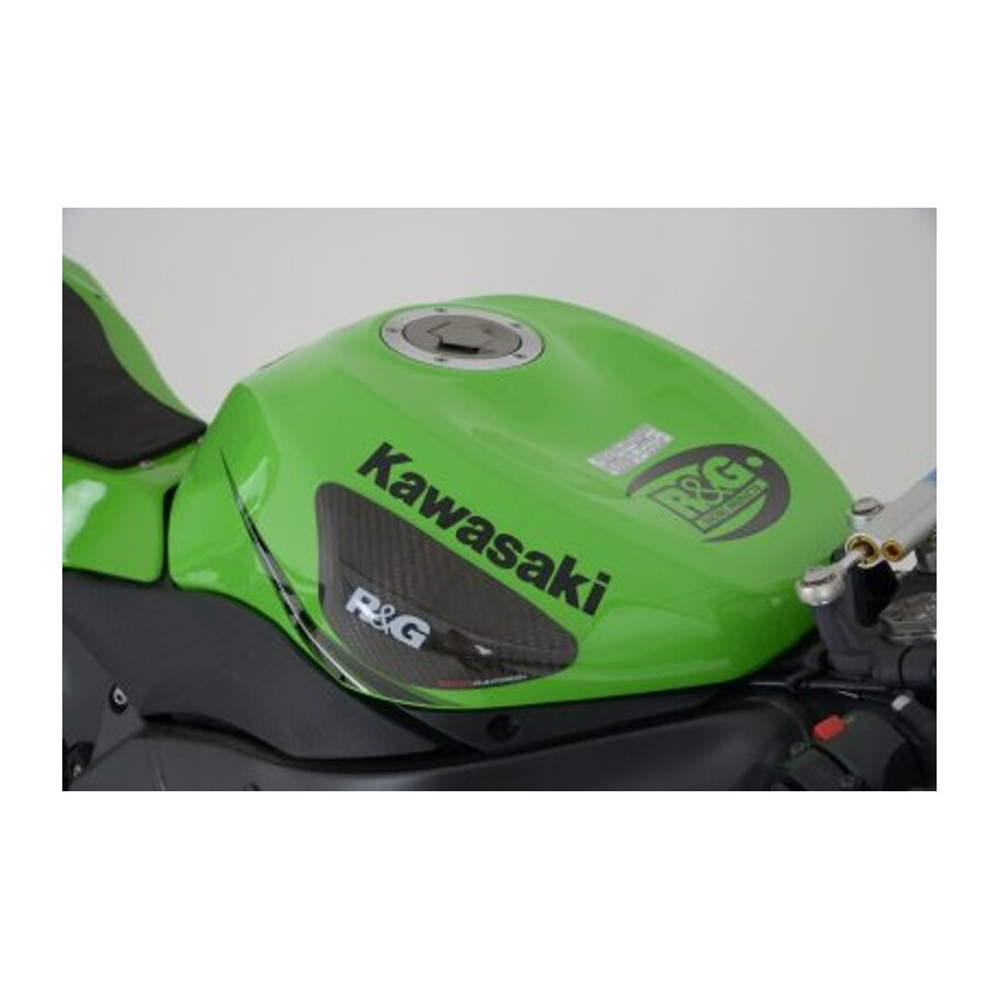 Sliders de réservoir R&G RACING - carbone Kawsaki ZX6-R