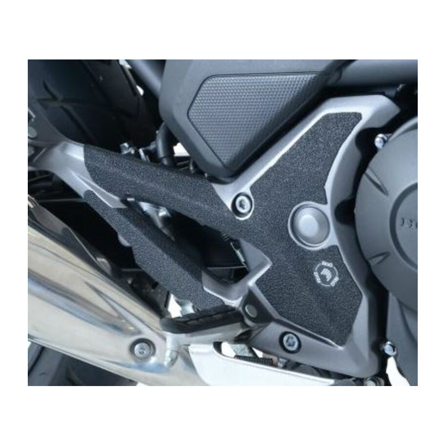 Adhésif anti-frottement R&G RACING platines repose-pieds noir 4 pièces Honda NC700S/700X/750S/750X