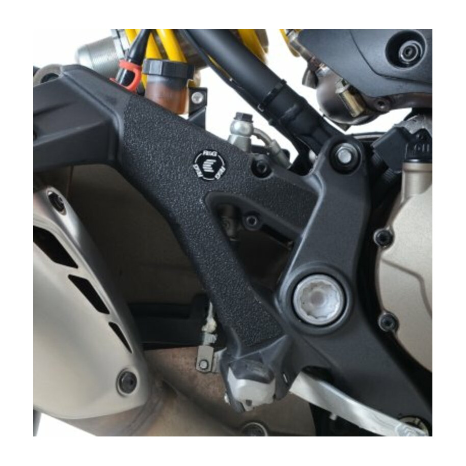 Adhésif anti-frottement R&G RACING platine talon noir (2 pièces) Ducati Monster