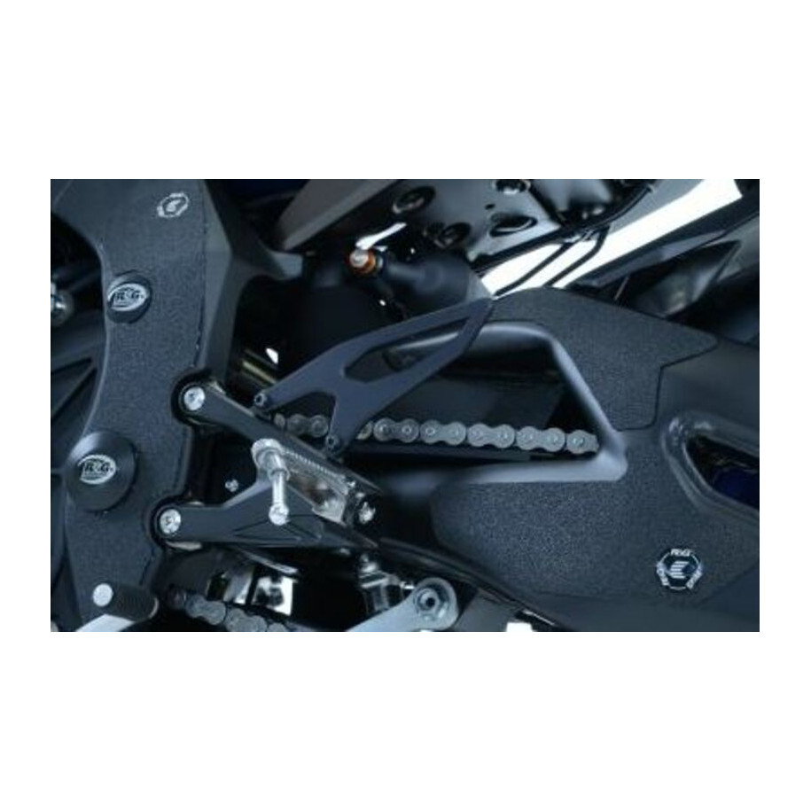 Adhésif anti-frottement R&G RACING cadre/bras oscillant noir 4 pièces Yamaha YZF-R1/R1M