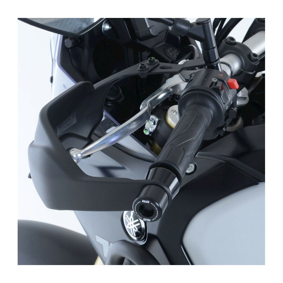 Embouts de guidon avec protège-mains origine R&G RACING noir Yamaha Tenere 700