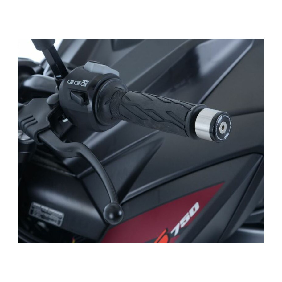 Embouts de guidon R&G RACING noir Suzuki GSX-R1000