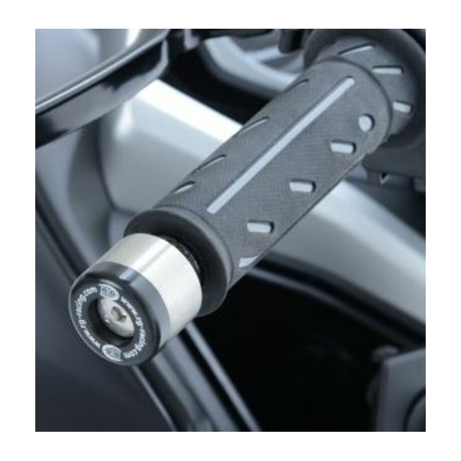 Embouts de guidon R&G RACING noir Kawasaki Ninja 250