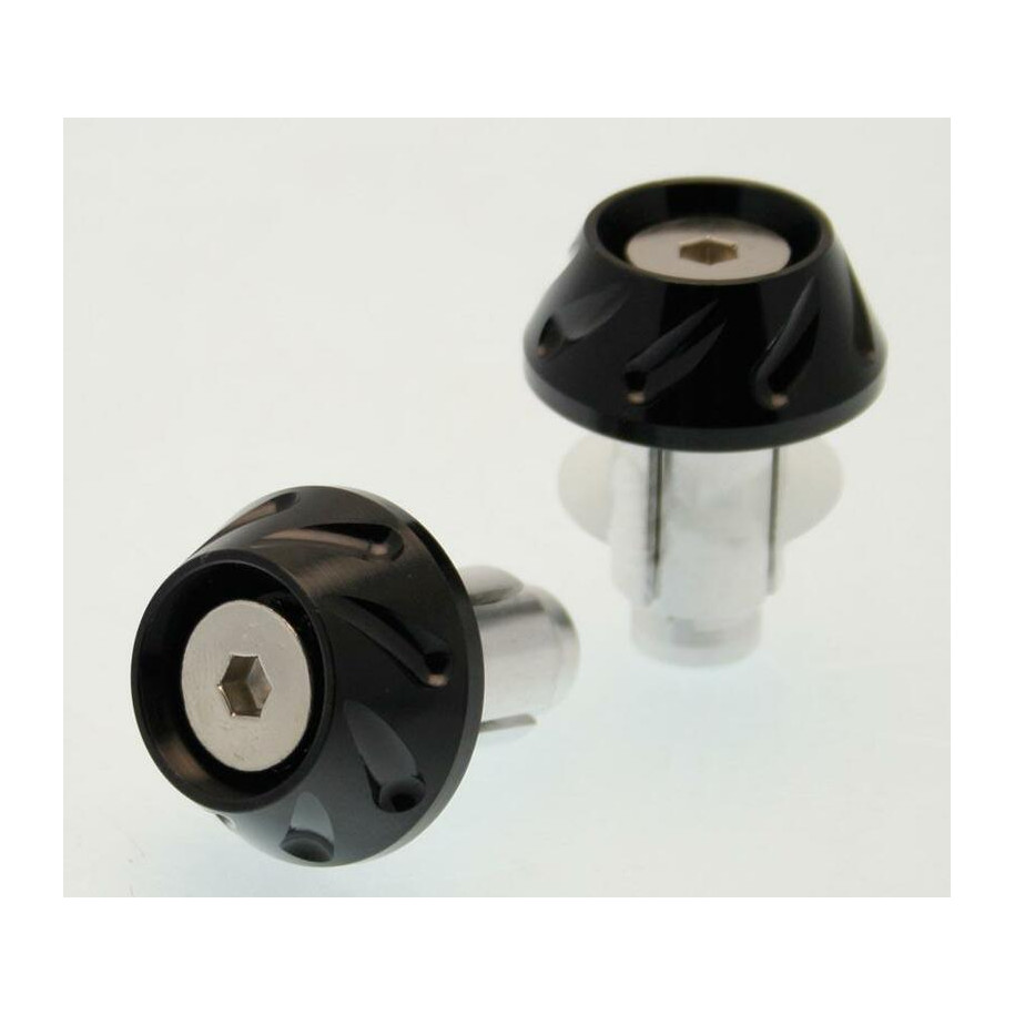 Embouts de guidon BIHR Next Ø14-17mm noir