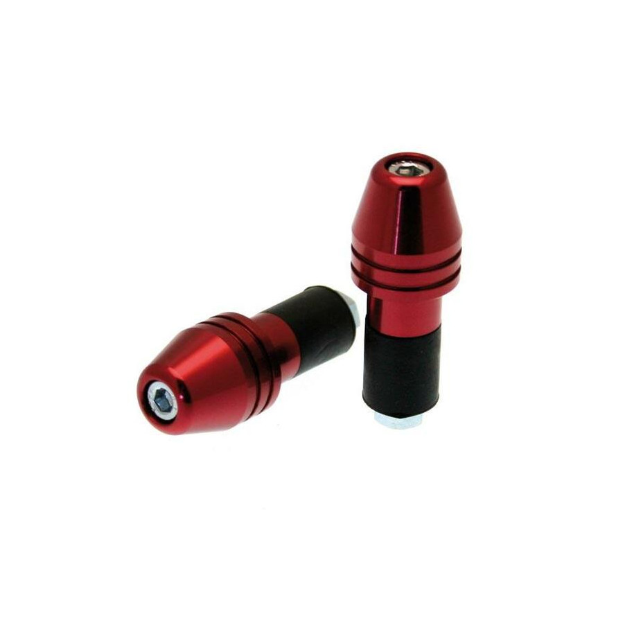 Embouts de guidon BIHR Rocket Ø18mm rouge
