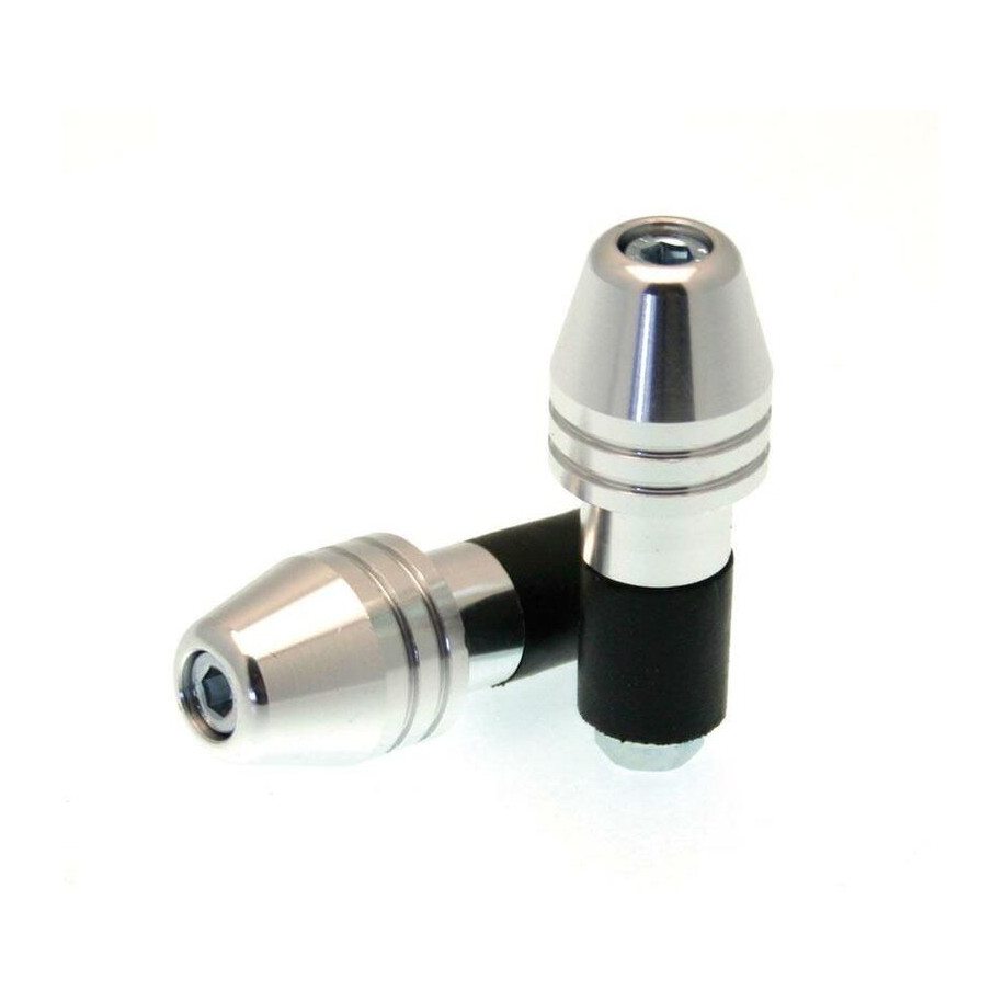 Embouts de guidon BIHR Rocket Ø18mm argent