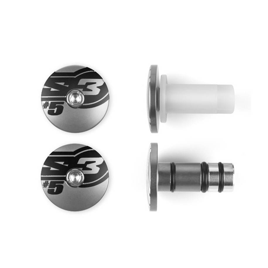Embouts de guidons S3 End 5 Ø14mm titane