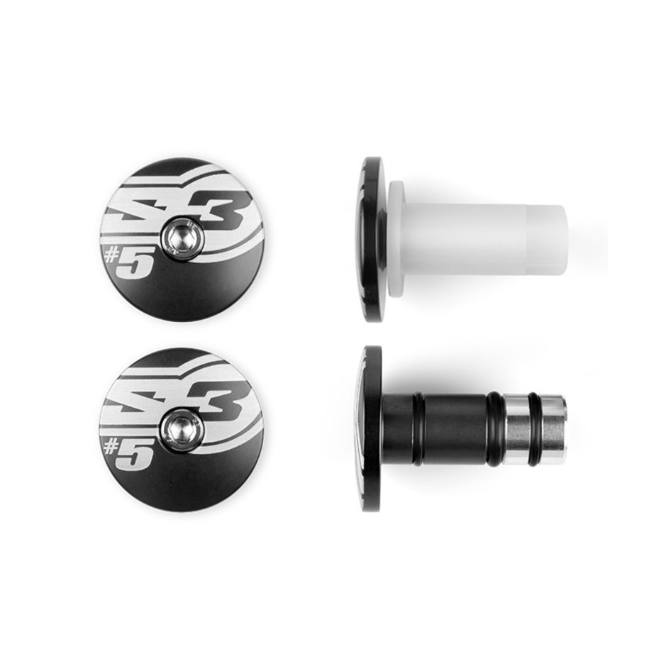 Embouts de guidons S3 End 5 Ø12mm noir