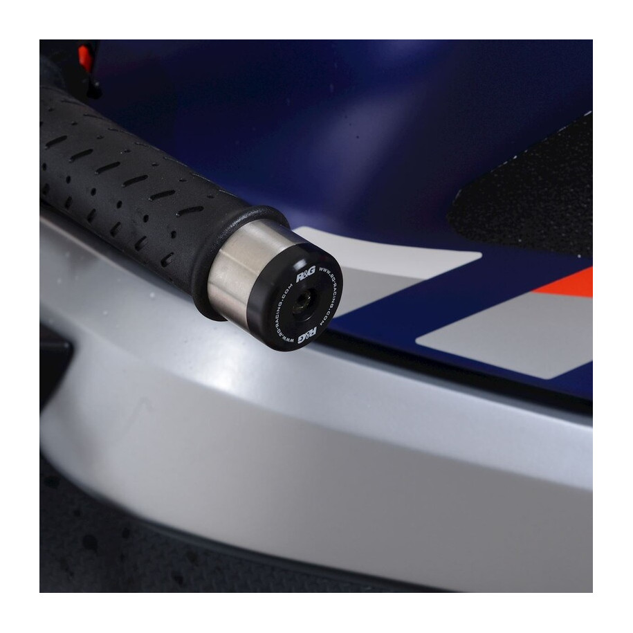 Embouts de guidon R&G RACING - noir Aprilia RS660