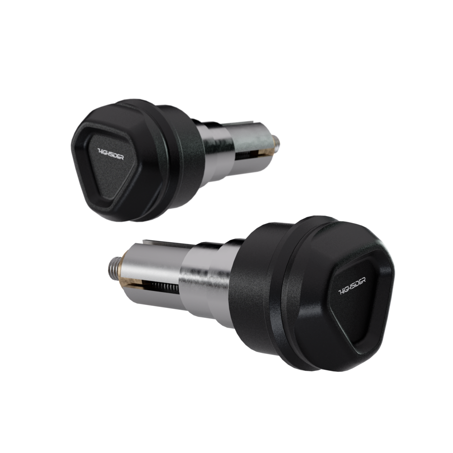 Embouts de guidon HIGHSIDER pro Ventura-LS noir