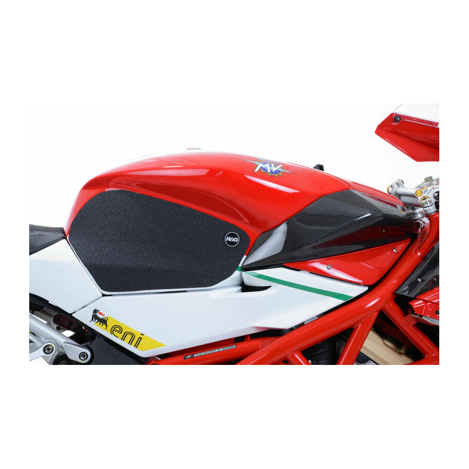 Kit grip de réservoir R&G RACING 2 pièces noir MV Agusta F4RR