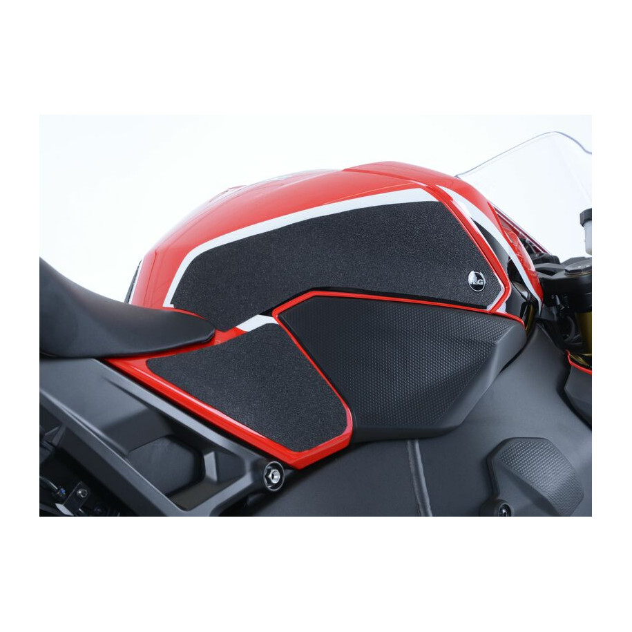 Kit grip de réservoir R&G RACING translucide (4 pièces) Honda CBR1000RR