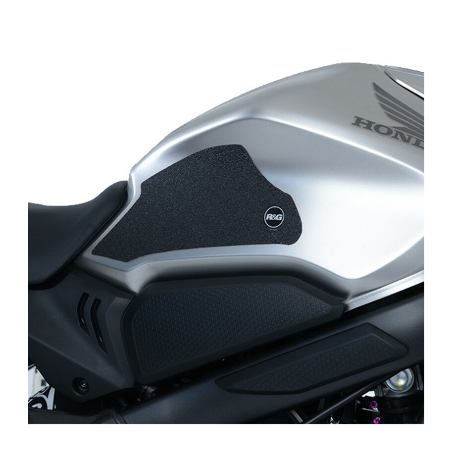 Kit grip de réservoir R&G RACING 2 pièces translucide Honda CB650R