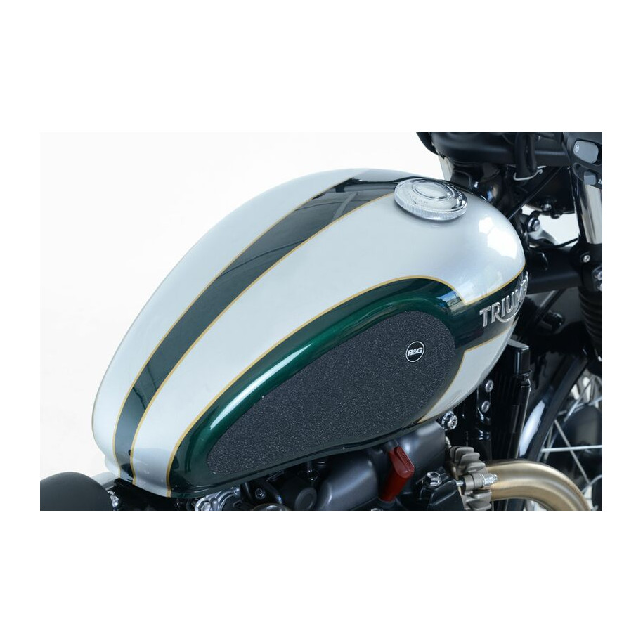 Kit grip de réservoir R&G Racing 2 pièces translucide Triumph Bonneville Bobber