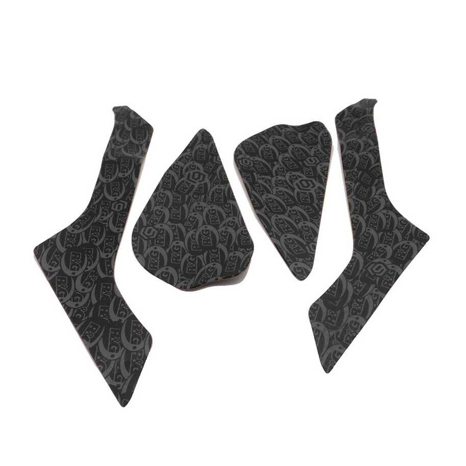 Kit grip de réservoir 4 pièces R&G RACING Race Grip - noir