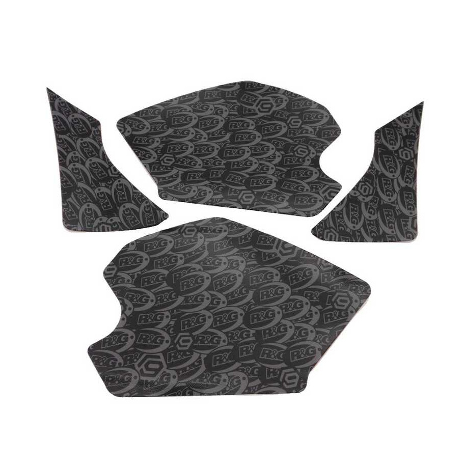 Kit grip de réservoir 4 pièces R&G RACING Race Grip - noir