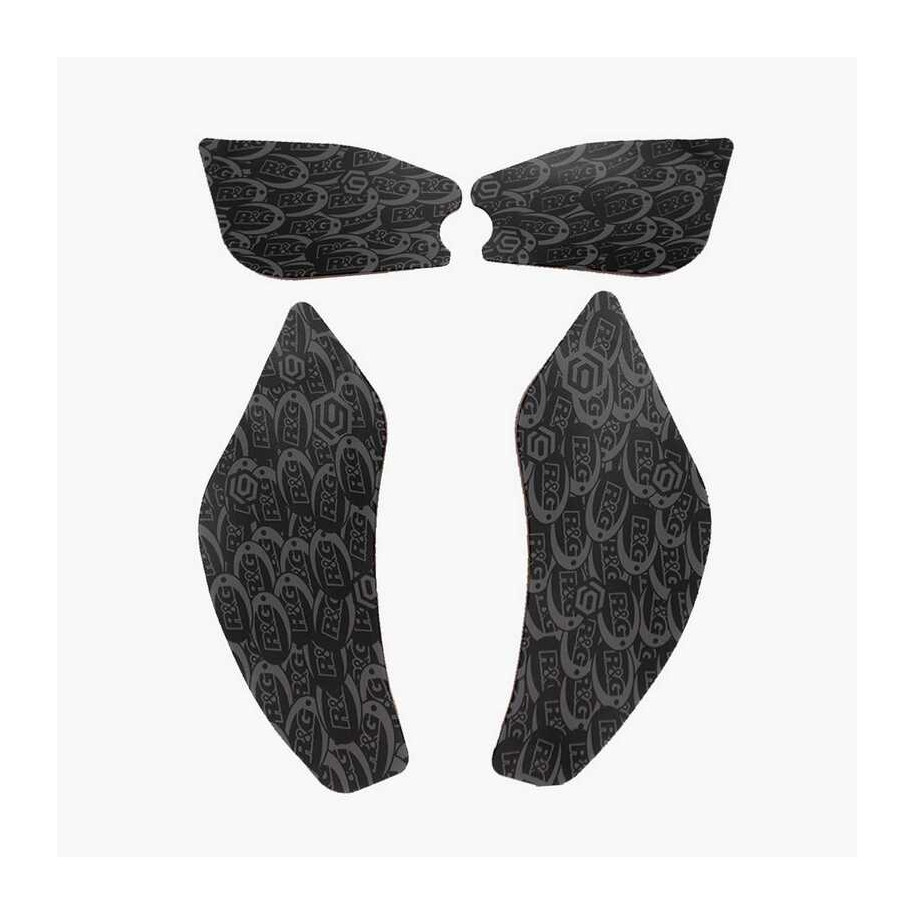 Kit grip de réservoir 4 pièces R&G RACING Race Grip - noir