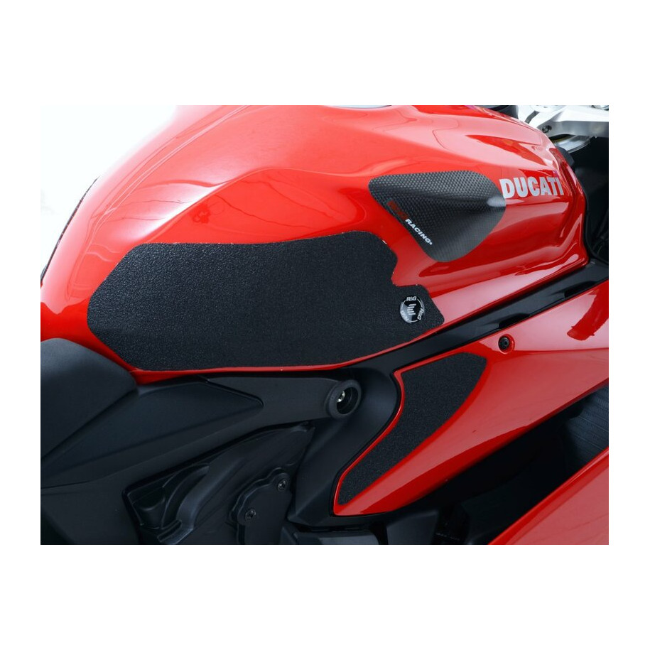 Kit grip de réservoir R&G RACING 4 pièces noir Ducati Panigale