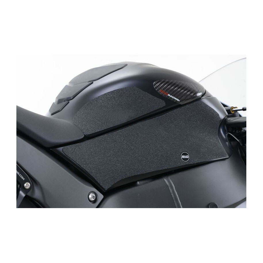 Kit grip de réservoir R&G RACING 4 pièces noir Kawasaki ZX10R