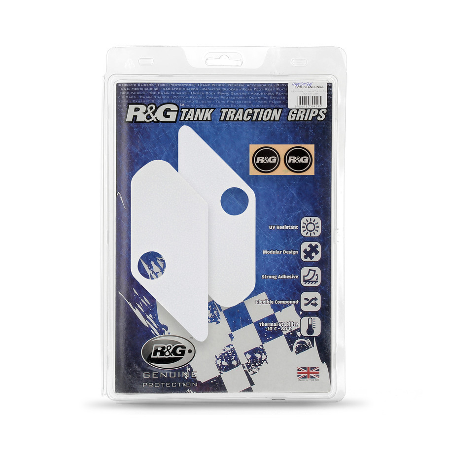 Kit grip de réservoir R&G RACING Eazi-Grip™ translucide