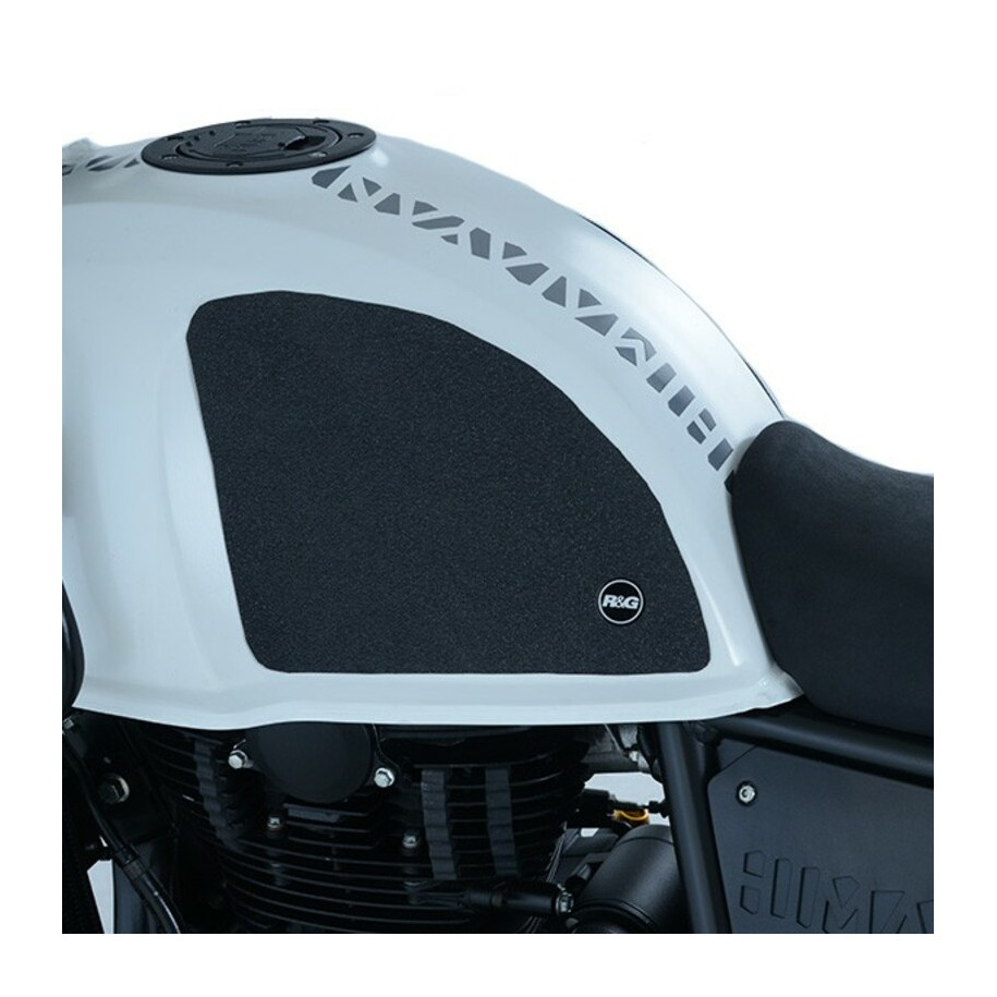 Kit grip de réservoir R&G RACING translucide (2 pièces) Royal Enfield Himalayan