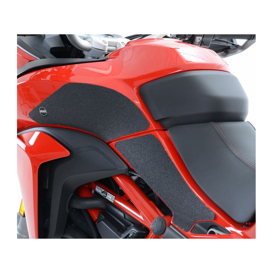 Kit grip de réservoir R&G RACING 4 pièces noir Ducati 1200 Multistrada