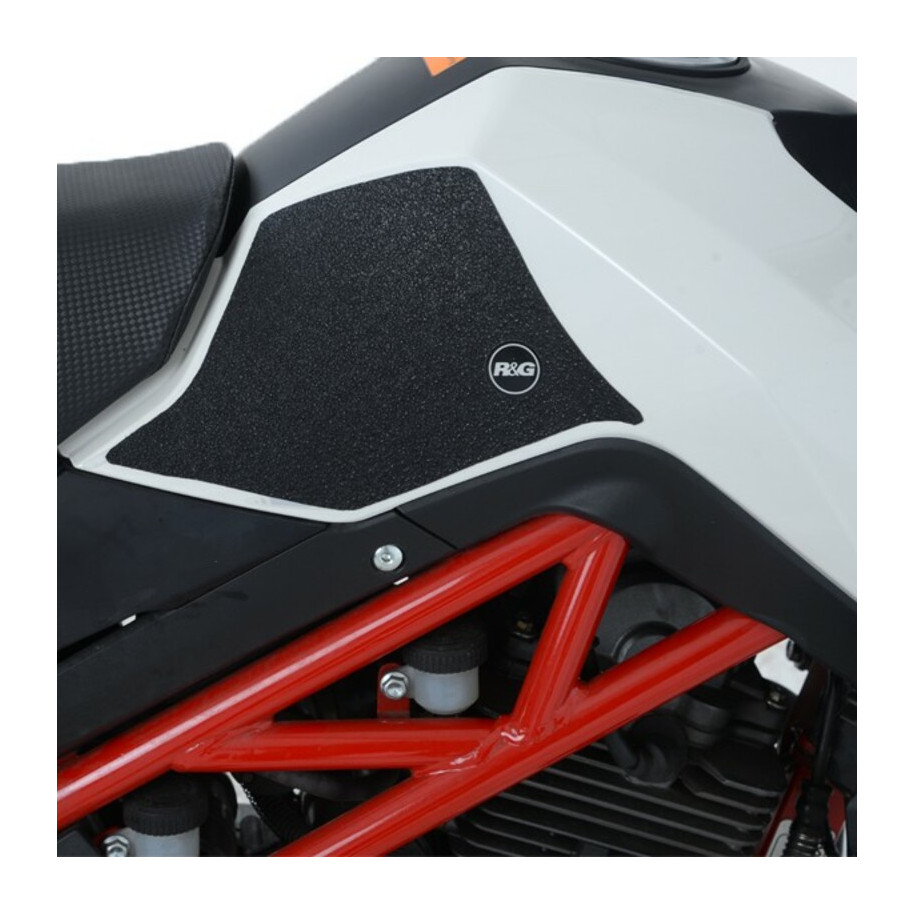 Kit grip de réservoir R&G RACING 2 pièces translucide Benelli TNT 125