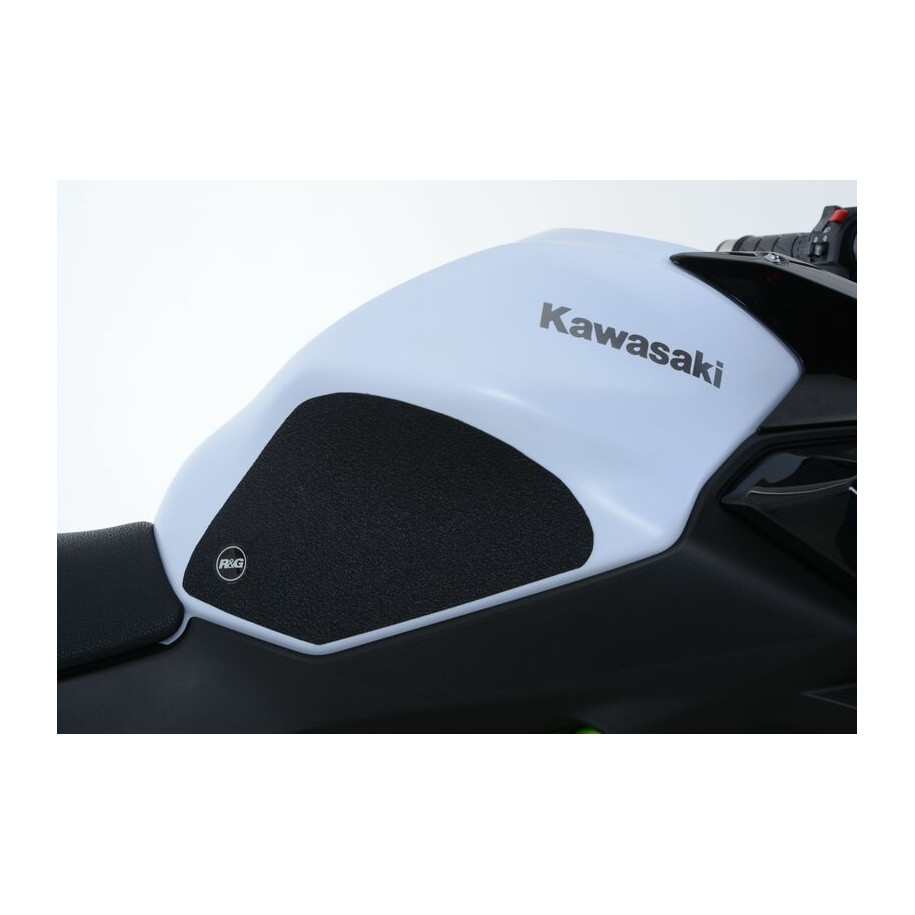 Kit grip de réservoir R&G RACING noir (2 pièces) Kawasaki Z650
