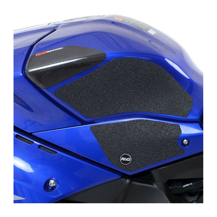 Kit grip de réservoir R&G RACING noir (4 pièces) Yamaha YZF-R1