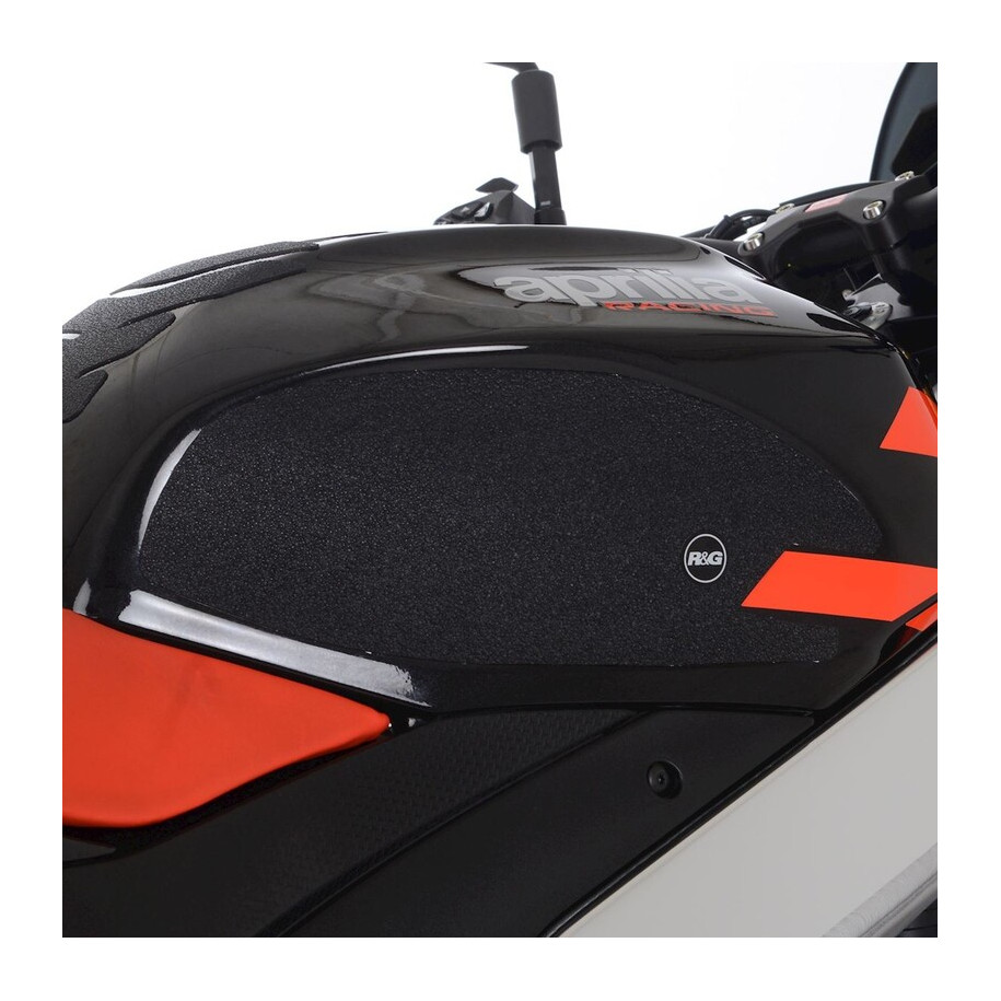 Kit grip de réservoir R&G RACING 2 pièces - clair Aprilia Tuono V4