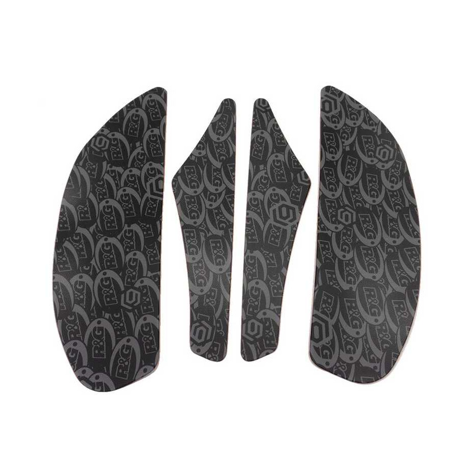 Kit grip de réservoir 4 pièces R&G RACING Race Grip - noir