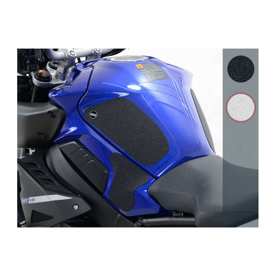 Kit grip de réservoir R&G RACING 4 pièces translucide Yamaha MT-10