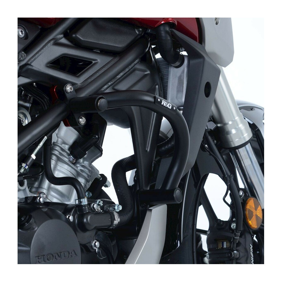 Protections latérales R&G RACING Adventure noir Honda CB125R/300R