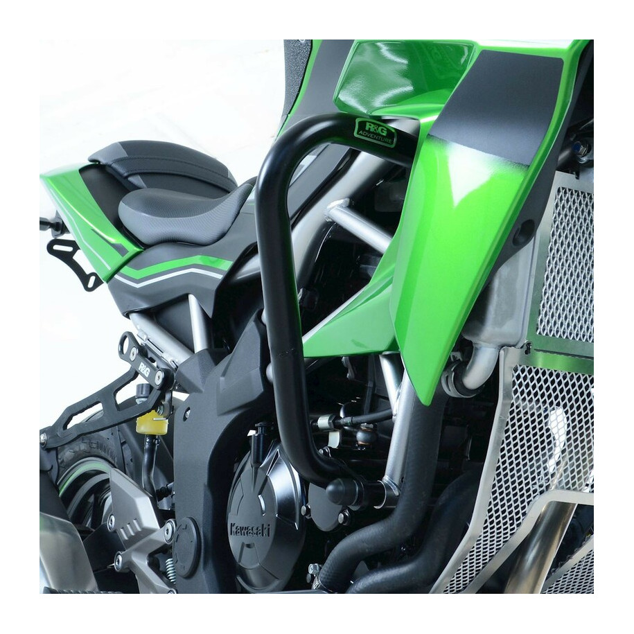 Protections latérales R&G RACING noir Kawasaki Z125