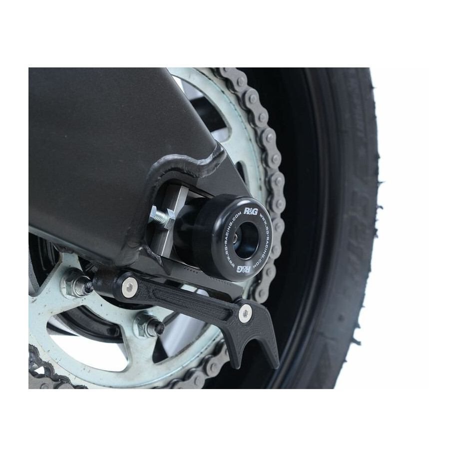 Protection de bras oscillant R&G RACING noir Yamaha YZF-R6/R1M