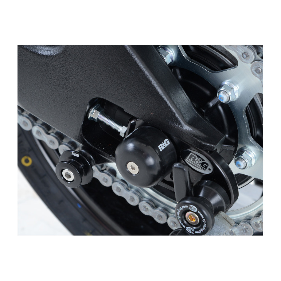 Protection de bras oscillant R&G RACING noir Suzuki GSX-S 1000 ABS/FA