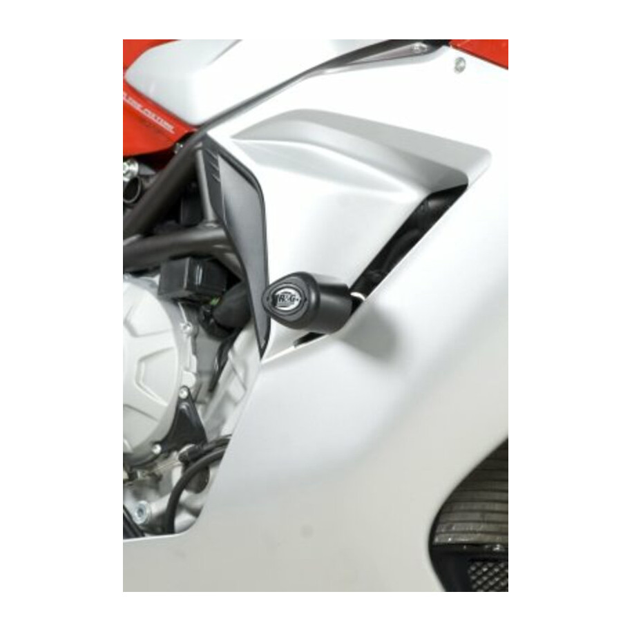 Tampons de protection R&G RACING Aero noir MV Agusta