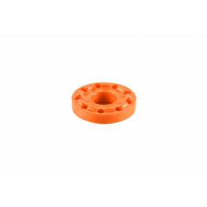 Insert caoutchouc pour tampon de protection LIGHTECH - Paire - Orange